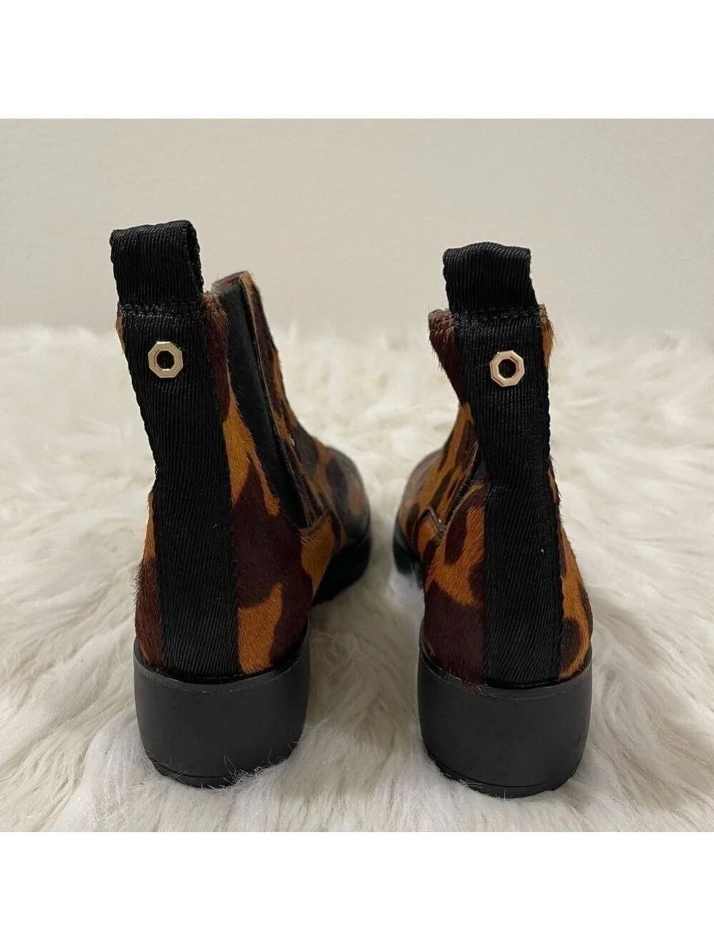 Women’s Louise Et Cie Zarab3 Leopard Platform Boots 5.5 US!